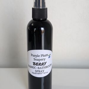 Berry Purple Plum Soapery Fabric Bathroom Spray-4.5 oz.